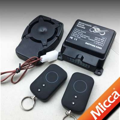 motorcycle alarm system with engine starter, scooter , motorbike alarm