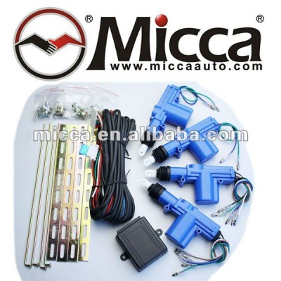 Car Central Door Locking Kit, 2 Master Motors+2 Slave Motors+ Wrapped Harness/Capsulated Cables, Power Door Lock Kit(DL860FD)